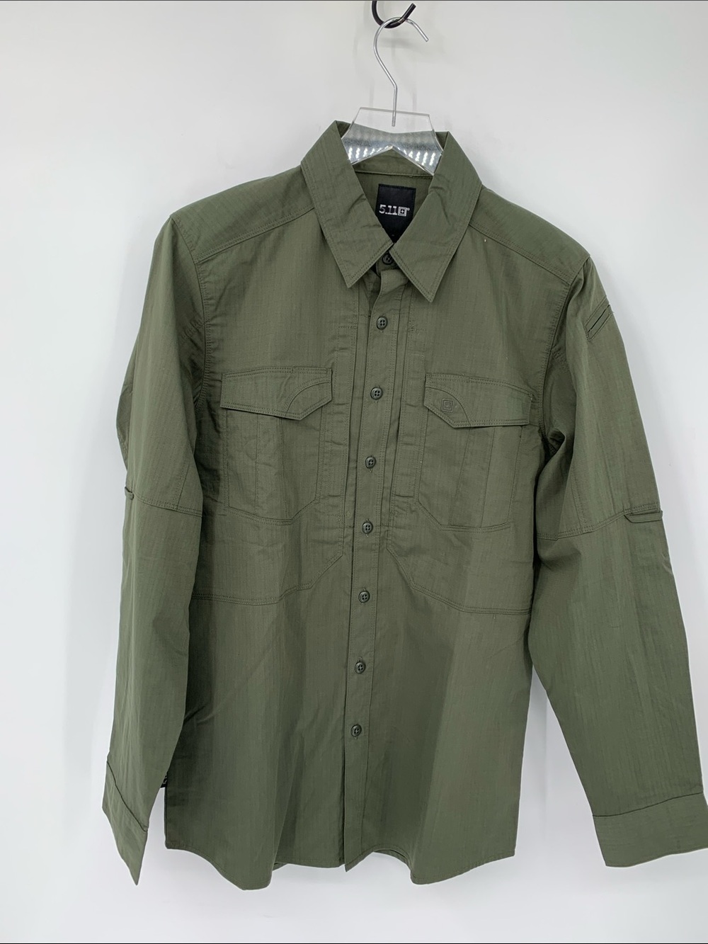 5.11 Tactical Freedom Flex shirt button sage olive green ripstop men new Large